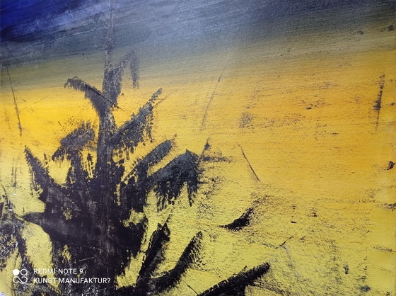 Image 1 of #H(E)Artwork, #232 Kunst Gemälde Auf Leinwand Signiert Datiert T. G. K. 