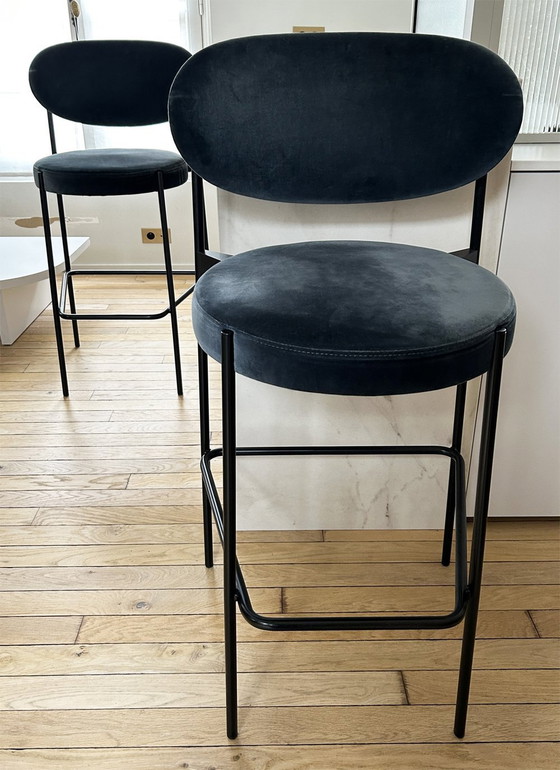 Image 1 of Paar Barhocker Serie 430, Verpan, Verner Panton, Entworfen 1967