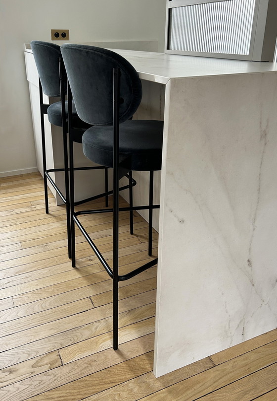 Image 1 of Paar Barhocker Serie 430, Verpan, Verner Panton, Entworfen 1967