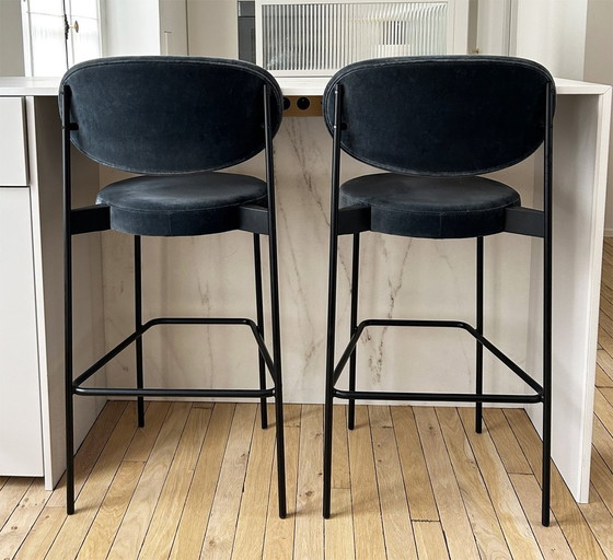 Image 1 of Paar Barhocker Serie 430, Verpan, Verner Panton, Entworfen 1967