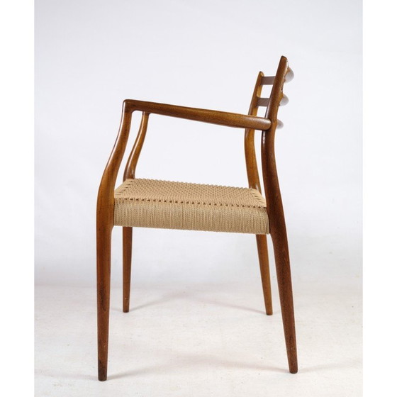 Image 1 of Paar alte Teakholzsessel von N.O. Møller für J. L. Møllers Møbelfabrik, 1962er