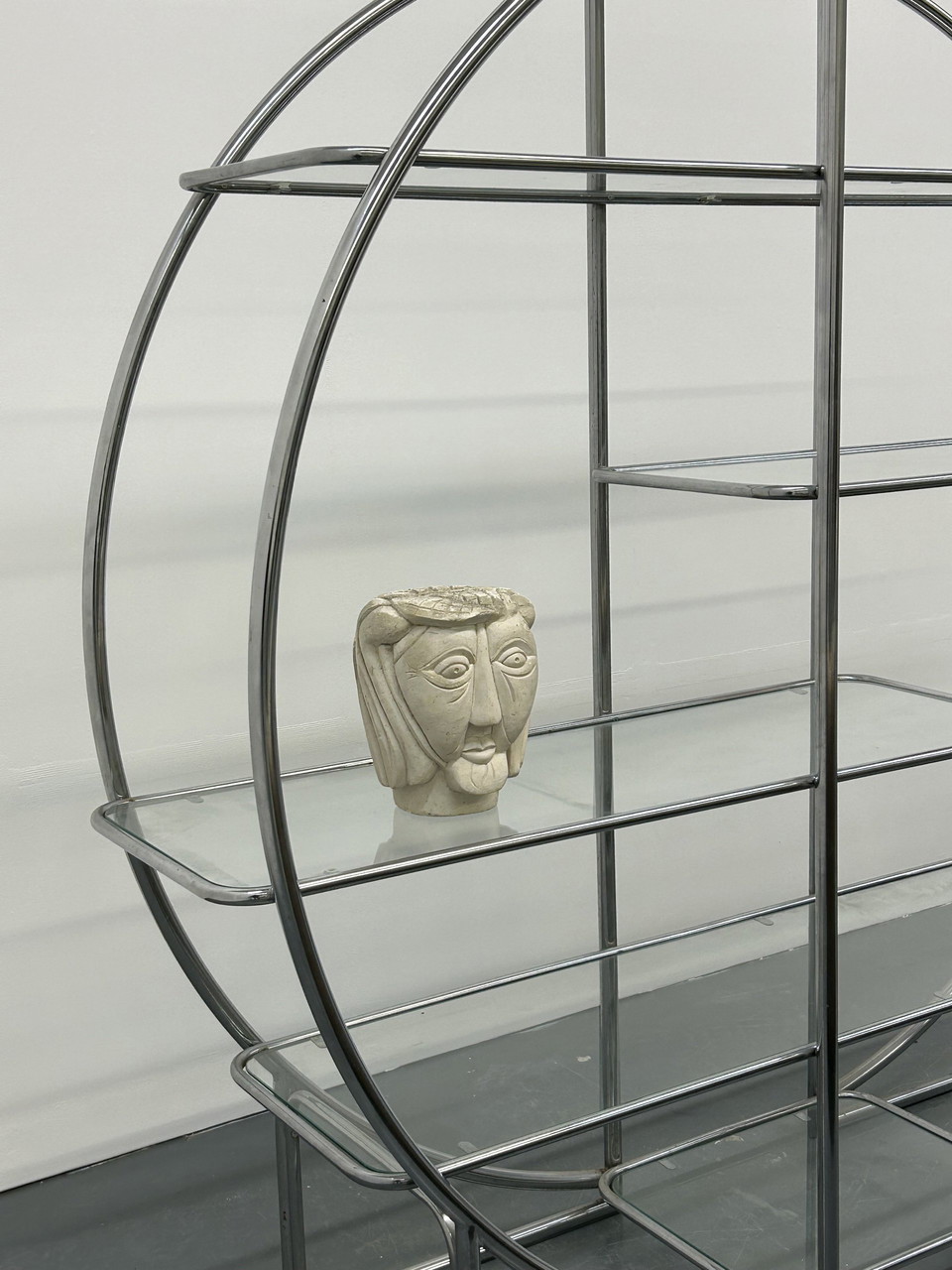 Gipsskulptur eines Kopfes, signiert P.J.M., image size:960x1280