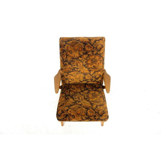 Image 1 of Skandinavischer Vintage-Sessel aus Buchenholz, Schweden 1950