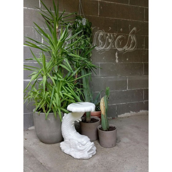 Image 1 of Vintage-Delphin-Statue aus Keramik, 1970