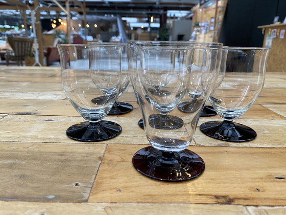 Image 1 of 6x Gläser in Glockenform von Crystal Union Maastricht