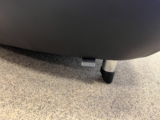 Image 1 of Leolux Pallone Sessel Design aus schwarzem Leder