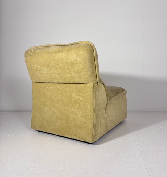 Image 1 of Vintage Modular Sofa Teddy Stoff 6 Stück