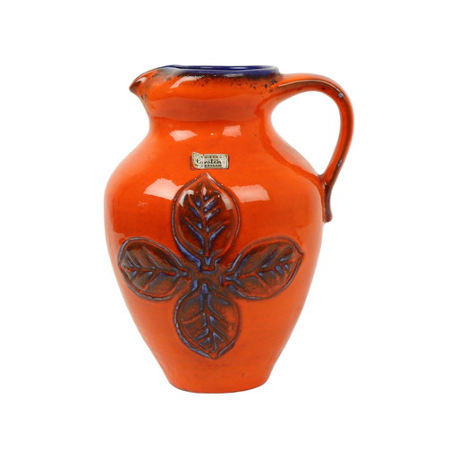 Orangefarbene Carstens-Vase