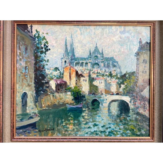 Image 1 of Tableau vintage par Merio Ameglio, 1950er Jahre