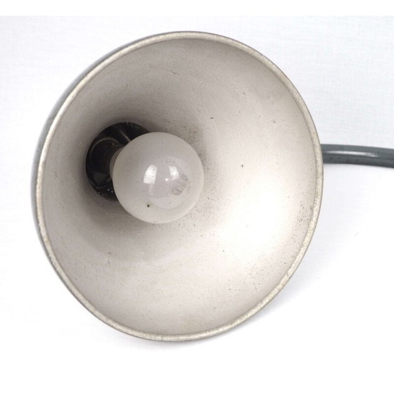 Image 1 of Jumo GS1 Vintage-Werkstattlampe aus emailliertem Blech und Aluminium, 1920