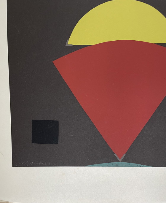 Image 1 of Siebdruck Abstrakt von Doris Groeveveld