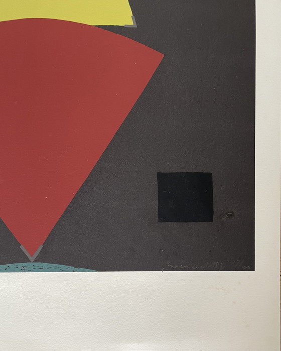 Image 1 of Siebdruck Abstrakt von Doris Groeveveld