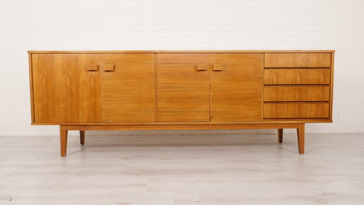 Vintage Sideboard | Holzgriffe | Walnuss | 240 cm