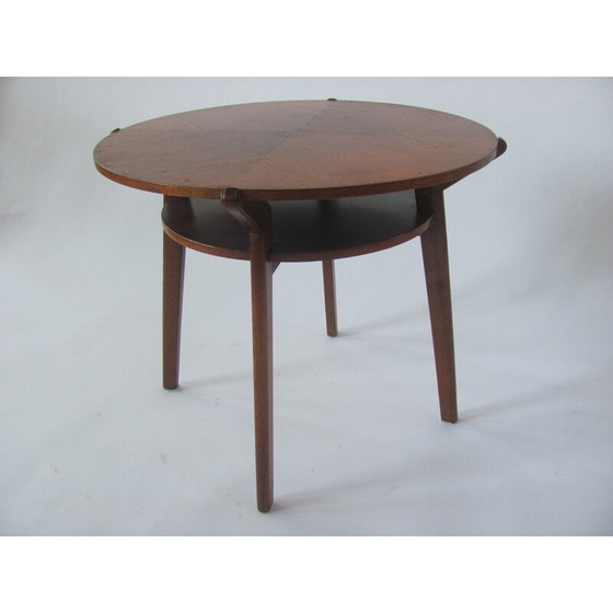 Image 1 of Runder Vintage Couchtisch aus Interiér Praha, Tschechien 1960