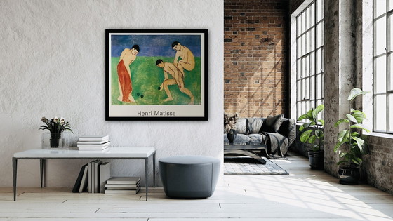 Image 1 of Henri Matisse, Lithographie "Joueurs De Boules, 1908". ©1997 Nr. 359. In der Platte signiert.