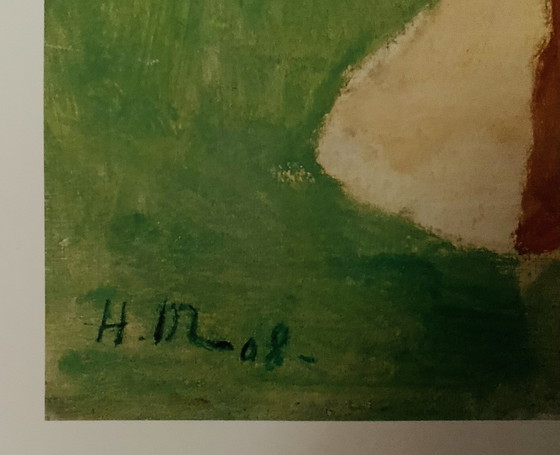 Image 1 of Henri Matisse, Lithographie "Joueurs De Boules, 1908". ©1997 Nr. 359. In der Platte signiert.