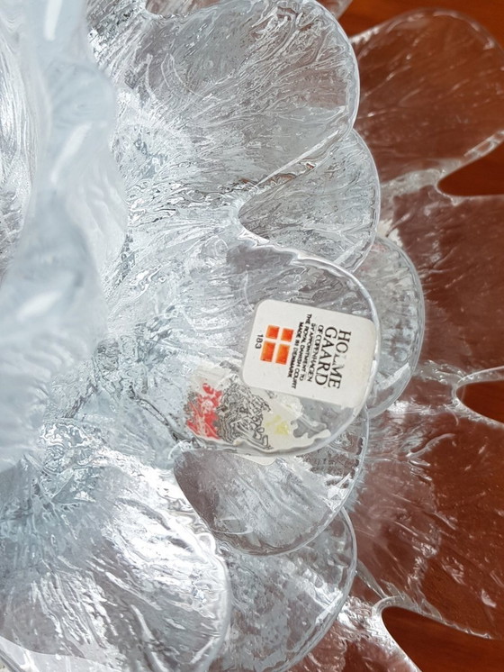 Image 1 of 4X Blumenförmige Schalen von Holmegaard, 1970er Jahre