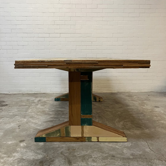 Image 1 of Design Tisch aus Schrottholz Piet Hein Eek Stil