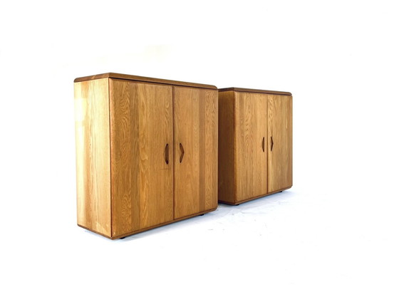 Image 1 of 2X Teakholz-Schuhschrank '70