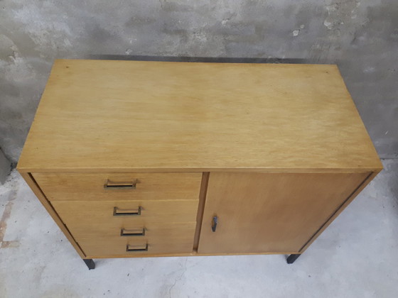Image 1 of 60er Jahre vintage Plattenspieler Schrank