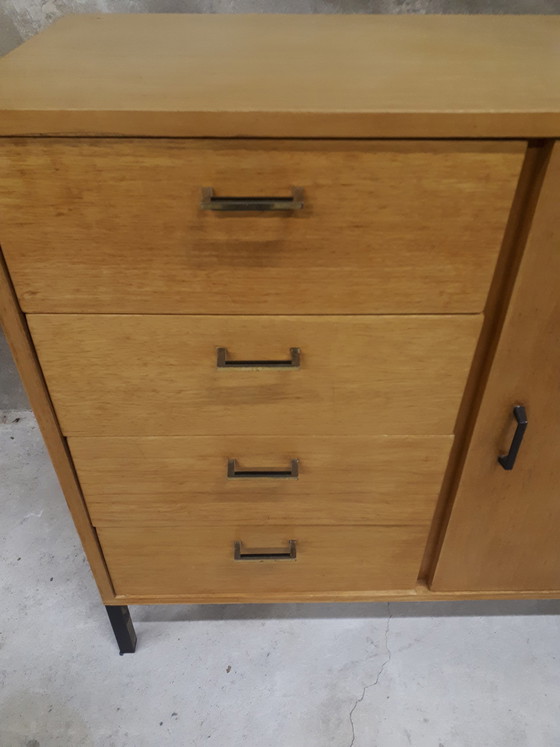 Image 1 of 60er Jahre vintage Plattenspieler Schrank