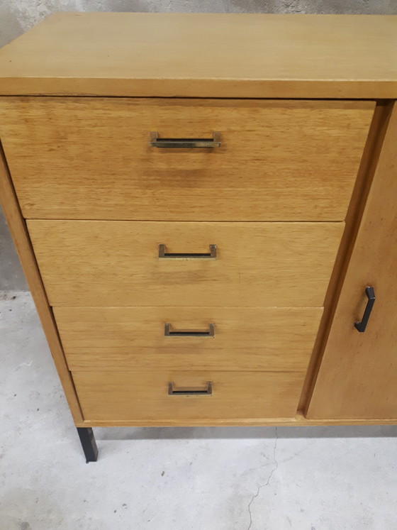 Image 1 of 60er Jahre vintage Plattenspieler Schrank