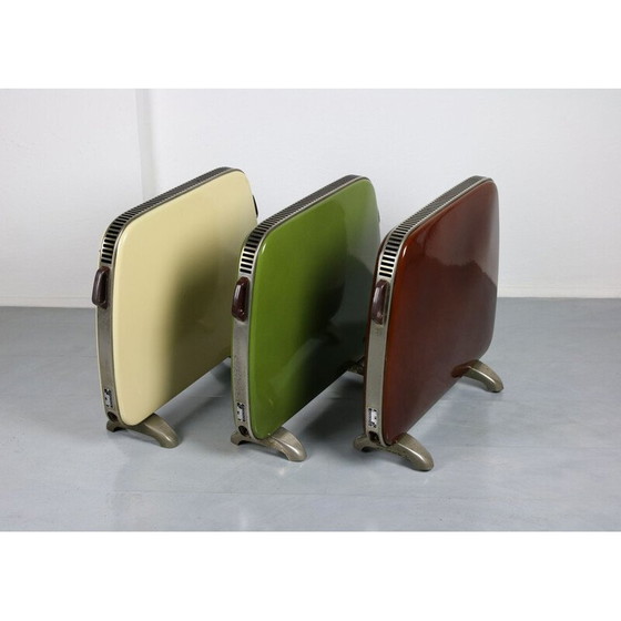 Image 1 of Grünes Emaille-Heizgerät von Eka, 1960