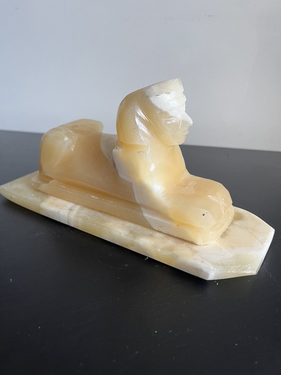 Image 1 of Art Deco Onyx Sfinx