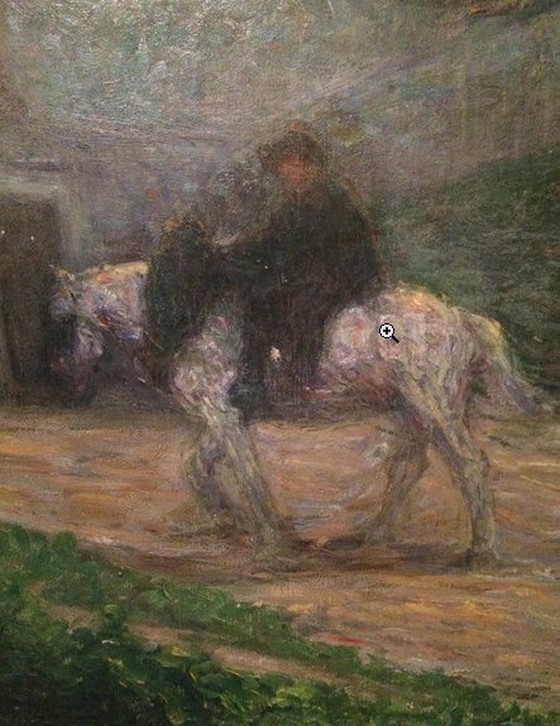 Image 1 of Gemälde Von Raymond Thibesart (1874-1968) Die Rückkehr Von den Feldern, 1904