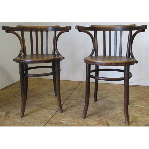 Vintage Bistro Sessel Buche natur