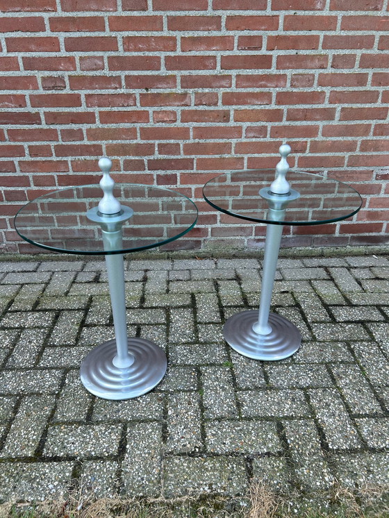 Image 1 of 2X Leolux Zygo Beistelltische