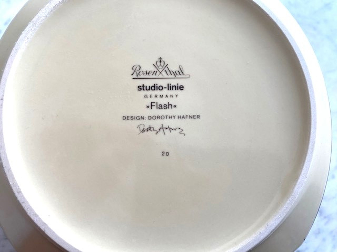 Rosenthal Flash Dorothy Hafner 特大 平皿 35 Rosenthal Flash