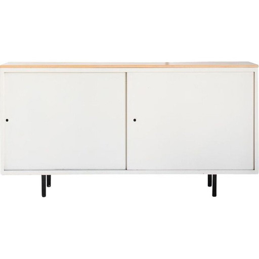 Industrielles Sideboard mit Schiebetüren, Spanien 1970