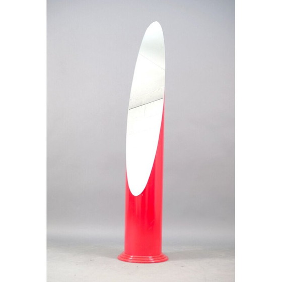 Image 1 of Vintage Abs Kunststoff-Bodenspiegel von Roger Lecal für Chabrières et Co, Frankreich 1970