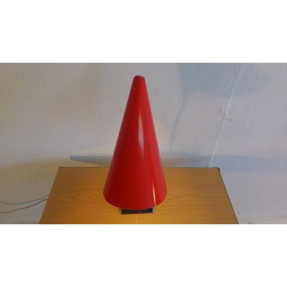 Image 1 of Rote Tischlampe von Josef Hurka - 1950er Jahre