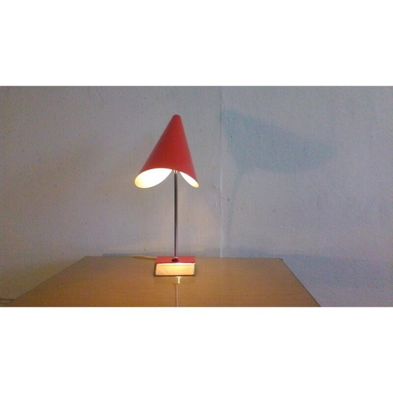 Image 1 of Rote Tischlampe von Josef Hurka - 1950er Jahre