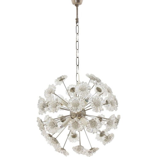 Einzigartiger Satz von fünf Sputnik-Kronleuchtern im Emil-Stejnar-Stil, 1970