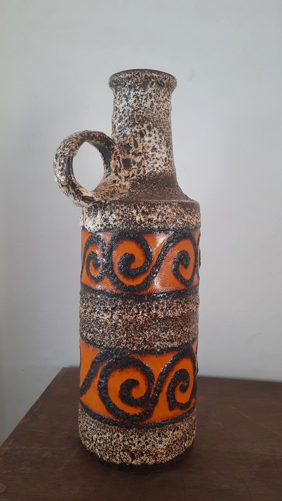 Image 1 of Scheurich Westdeutschland Fett Lava Vase Jura