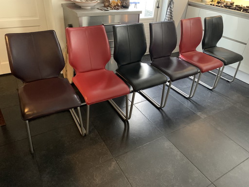 6x Brees New World Luna Esszimmerstühle