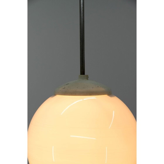 Image 1 of Mid Century Glas-Pendelleuchte, 1960er Jahre