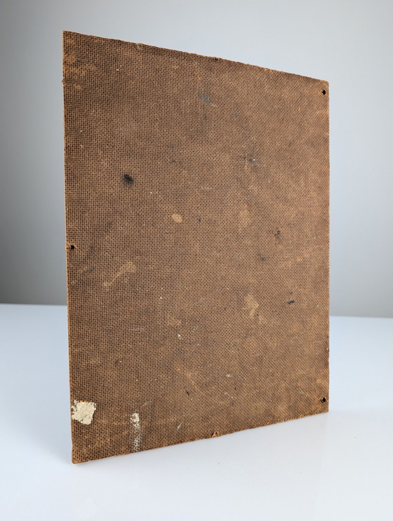 Image 1 of Öl auf Karton von Einar Granum, Norwegen, 1950er Jahre