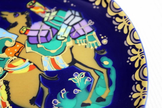 Image 1 of Zierteller Björn Wiinblad "Sindbad der Seefahrer" Rosenthal