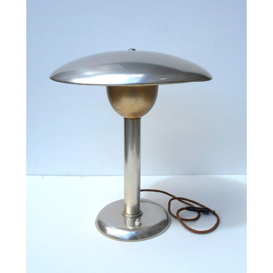 Image 1 of Vintage Ministerial-Tischlampe im Art déco-Stil, Italien 1930
