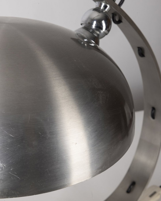 Image 1 of 1970S Ministerial Tischlampe aus verchromtem Metall Italienisches Design