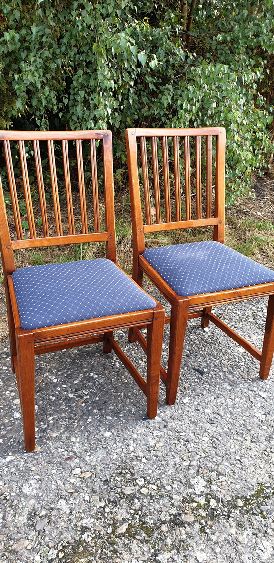 Image 1 of 6x Schuitema Jugendstil Esszimmerstuhl