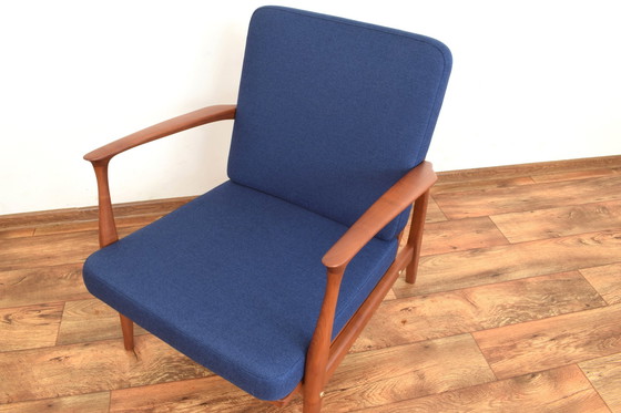 Image 1 of Mid Century Danish Lounge Chair, 1960er Jahre.