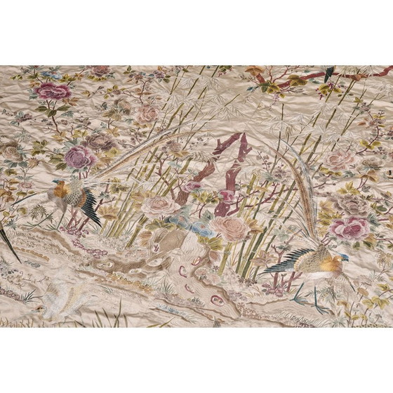 Image 1 of Seidenteppich im Art-Deco-Stil von Axel Vervoordt, 1800