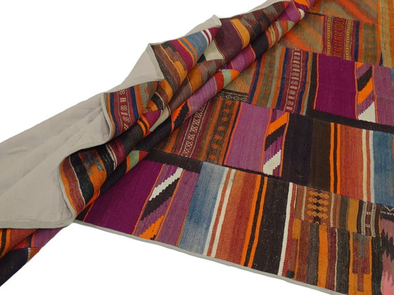 Image 1 of Kilim Patchwork - 301 X 205 Cm - Unbenutzter Zustand