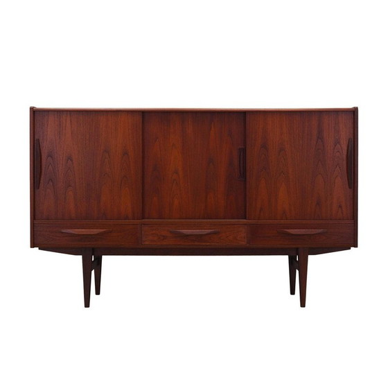 Image 1 of Vintage Highboard aus Teakholz von Es Møbler, 1970er Jahre