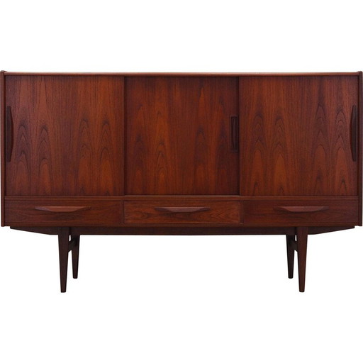 Vintage Highboard aus Teakholz von Es Møbler, 1970er Jahre